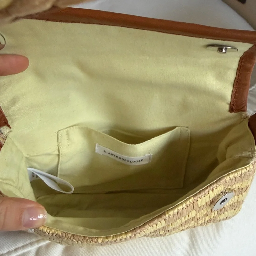 Anthropologie Straw Mini Bag - Picture 7 of 7